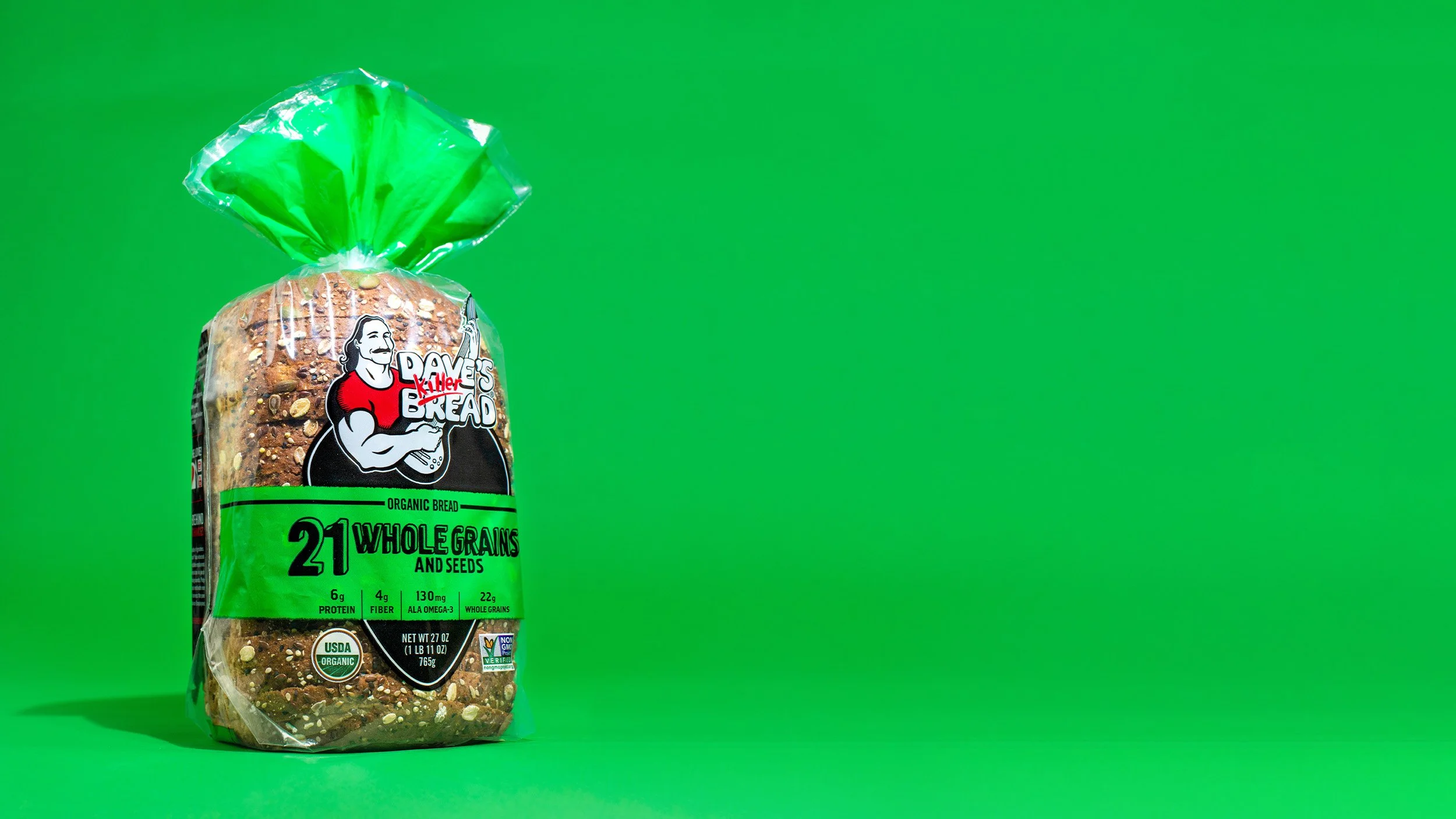 Dave’s Killer Bread 21 Whole Grains and Seeds Organic Bread, 27 oz