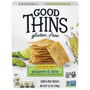GOOD THINS Jalapeno & Lime Corn & Rice Snacks, 3.5 oz
