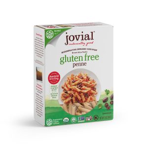 Jovial Organic Gluten Free Brown Rice Penne Rigate, 12 oz