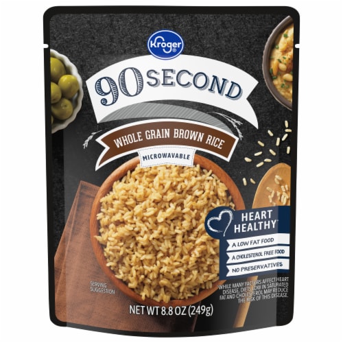Kroger 90 Second Whole Grain Brown Rice, 8.8 oz