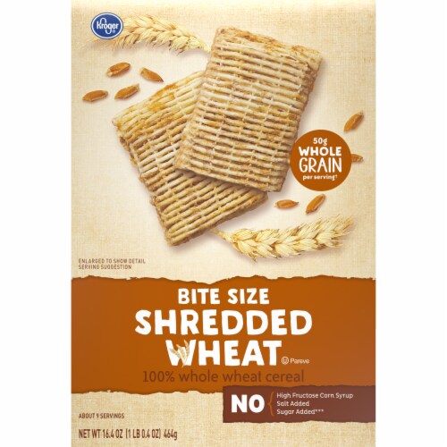 Kroger Bite Size Shredded Wheat Cereal, 16.4 oz