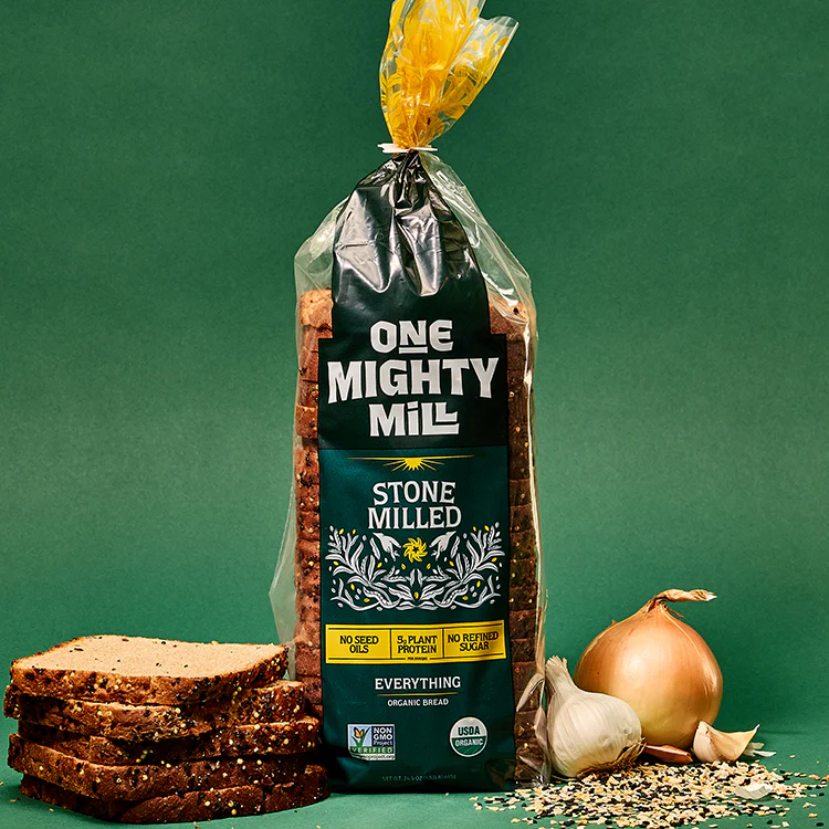One Mighty Mill Stone-Milled Everything Organic Sliced Bread, 24.5 oz
