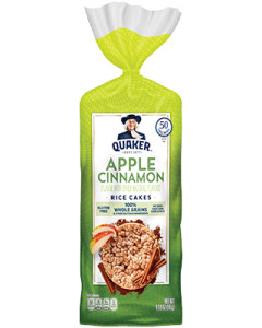 Quaker Apple Cinnamon Rice Cakes, 6.53 oz