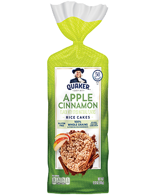 Quaker Apple Cinnamon Rice Cakes, 6.53 oz