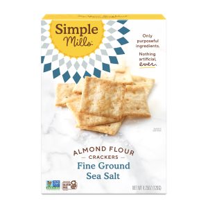 Simple Mills Fine Ground Sea Salt Almond Flour Crackers, 4.25 oz