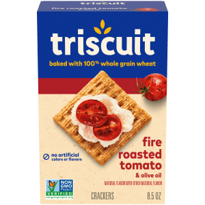 Triscuit Fire Roasted Tomato & Olive Oil Whole Grain Wheat Crackers, 8.5 oz
