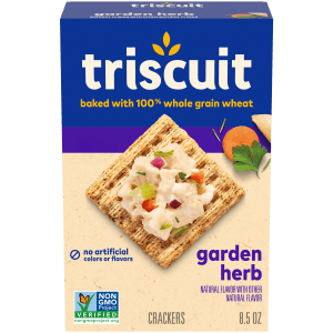 Triscuit Garden Herb Whole Grain Wheat Crackers, 8.5 oz
