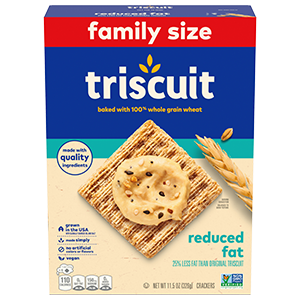 Triscuit Reduced Fat Whole Grain Wheat Crackers, 7.5 oz