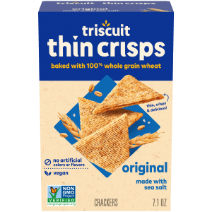 Triscuit Thin Crisps Original Whole Grain Wheat Crackers, 7.1 oz