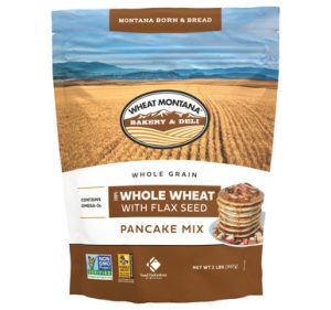 Wheat Montana Whole Wheat Pancake Mix with Flax, 2 lb