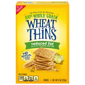 Wheat Thins Reduced Fat Whole Grain Wheat Crackers, 8 oz