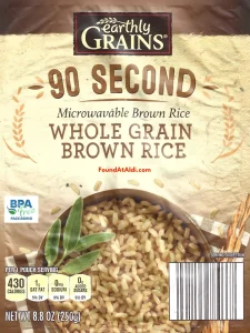 Earthly Grains Ready to Serve Whole Grain Brown Rice