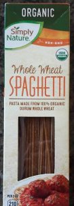 Simply Nature Whole Wheat Spaghetti