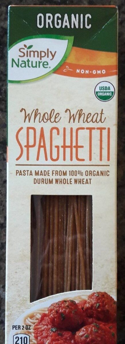 Simply Nature Whole Wheat Spaghetti
